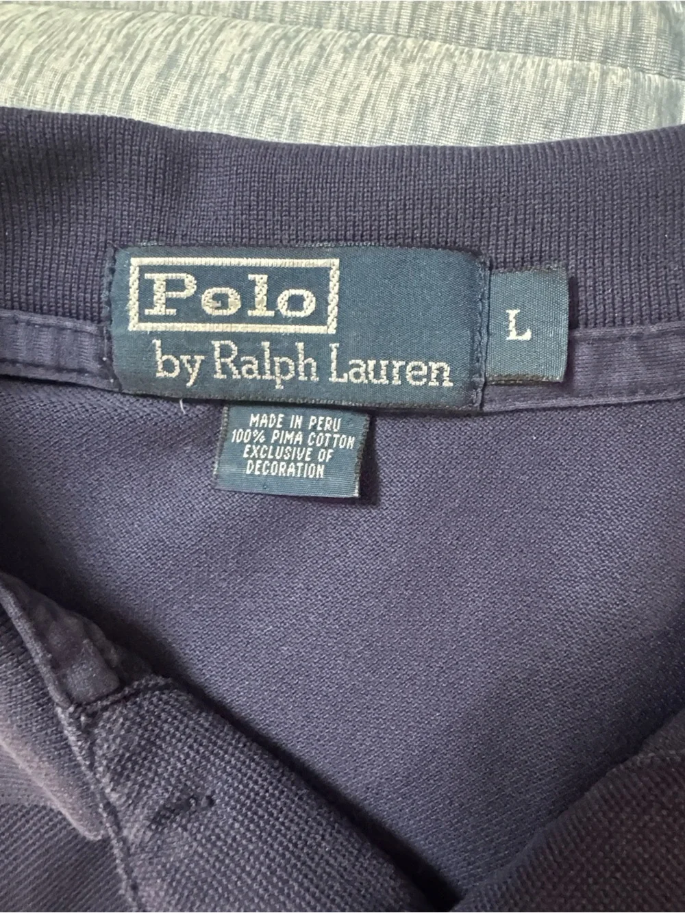 Ralph Lauren Men’s Navy Polo with Yellow Pony
